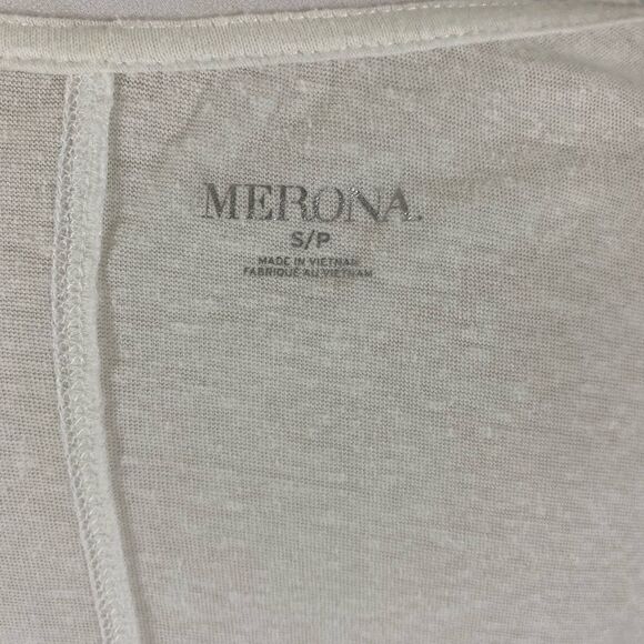 Merona White Cap Sleeve Top - Picture 5 of 7